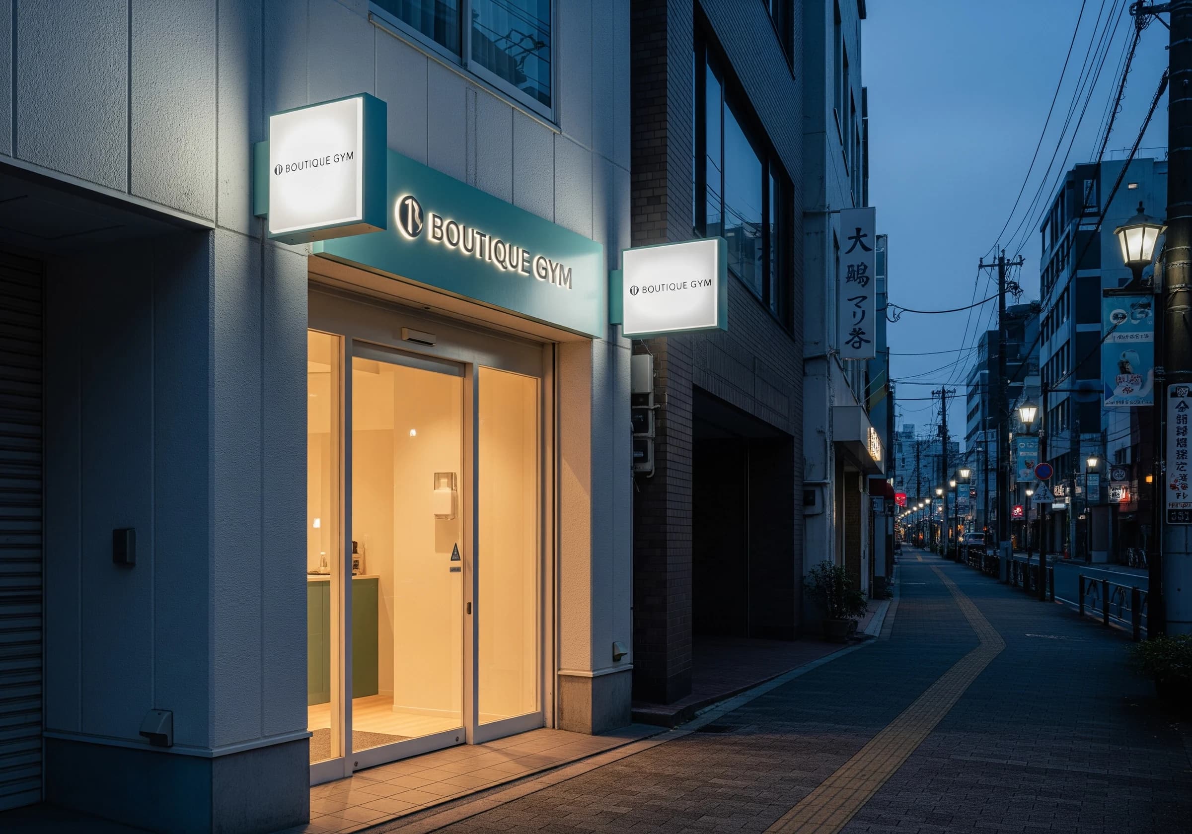 ONFITジム西新の店舗外観