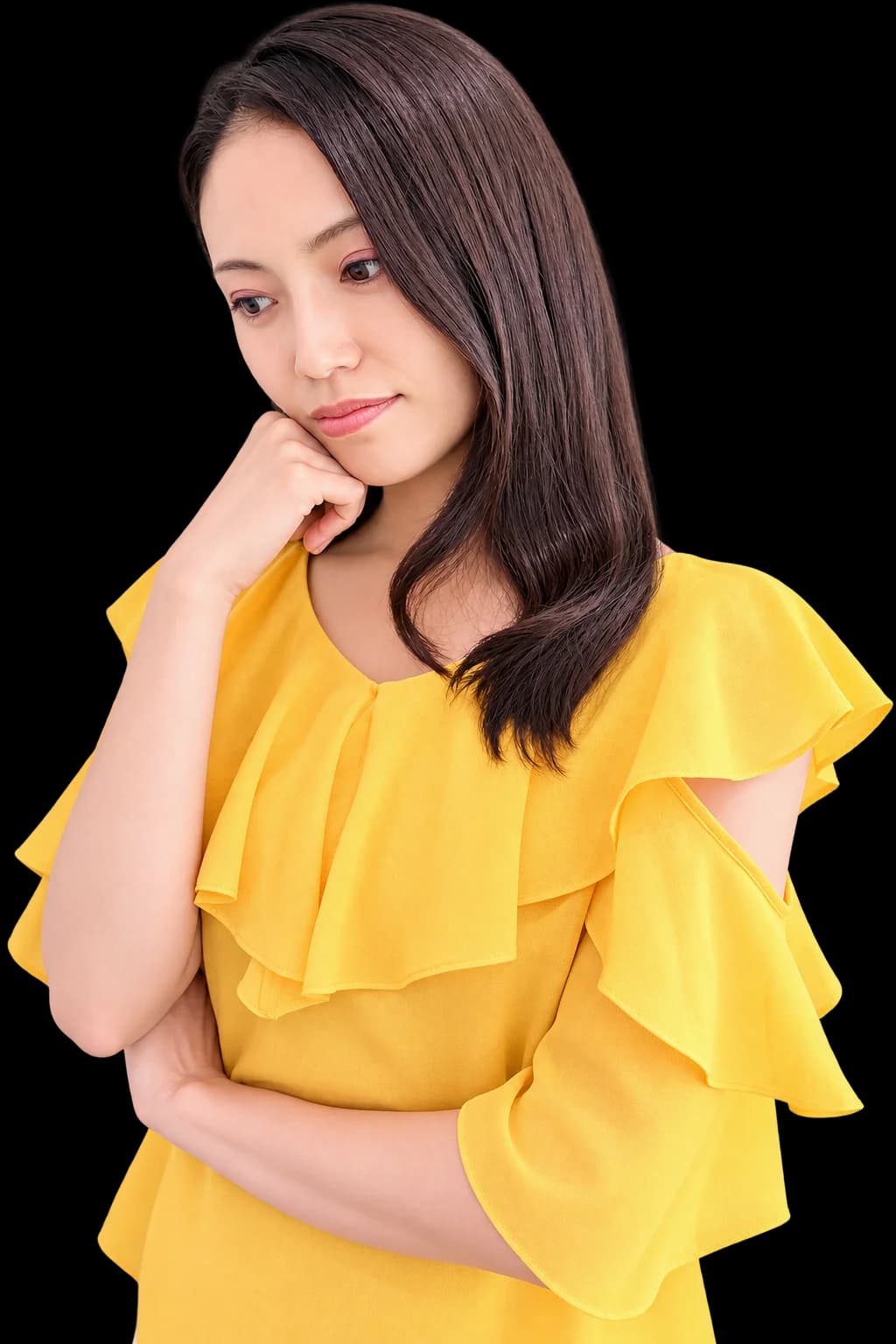 悩みを抱える女性